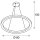 SLV 1002912 ONE 80 DALI Indoor LED Pendelleuchte, weiß, 3000/4000K