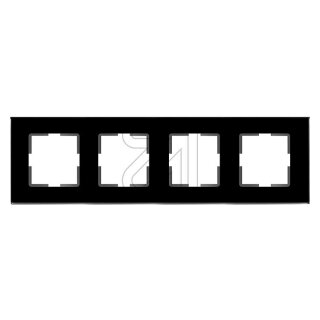 Panasonic Acrylglasrahmen 4-fach schwarz Innenmaß 50x50mm
