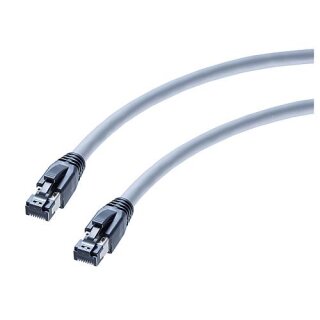 EGB 236340 Patchkabel CAT 8 S/FTP PIMF grau 2 m Shiverpeaks