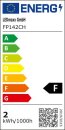 FP142CH LED Filament Tropfen 2W = 25W E14 Kopfspiegel silber warmweiß 2700K