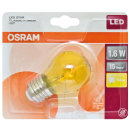 Osram LED Star Tropfen 1,6W E27 gelb