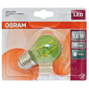 Osram LED Star Tropfen 1,6W E27 grün