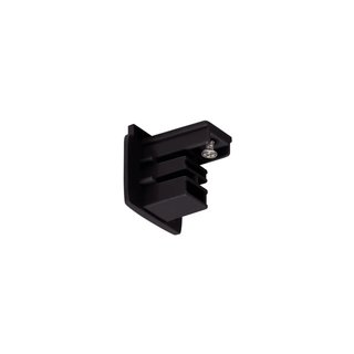 SLV 175060 ENDKAPPE für S-TRACK Hochvolt 3Phasen-Aufbauschiene, schwarz