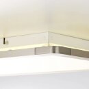 Deckenaufbau Panel LED 45W 2300lm 600x300mm silber warmweiß 3000K indirektes Licht per Lichtschalter dimmbar -AUSLAUF-