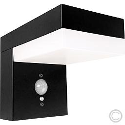 LED´s Light Solar-Wandleuchte schwarz mit Bewegungsmelder 1000560