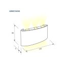 LeuchTek WLL-6W-WW LED Wandleuchte mit Linsen Technologie 6W 3000K 490lm