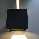 LeuchTek WL LED Wandleuchte Abstrahlwinkel einstellbar 2x3W 3000K 480lm anthrazit