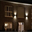 LeuchTek WLW-6W-WW LED Wandleuchte Abstrahlwinkel einstellbar 2x3W 3000K 480lm weiß