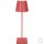 SIGOR NUINDIE LED Akku-Tischleuchte rot 2.2W 180lm 45° rund Stufenlos dimmbar 2200/2700K 4501601
