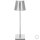 SIGOR NUINDIE LED Akku-Tischleuchte silber 2.2W 180lm 45° rund Stufenlos dimmbar 2200/2700K 4508901