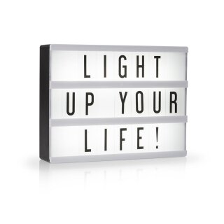Smartwares LED Leuchtkasten A5 21x15cm 1W IP20 für 6x AA Batterie