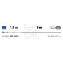 Lotti SMD LED Schlauch warmweiß 8m 230V 960 LEDs