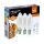 3x Müller Licht Filament Kerze 3W (=25W) E14 klar 2700K 250lm warmweiß Ra95