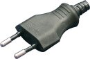10x BACHMANN Euroflach-Stecker schwarz 900.002 mit...
