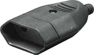 10x BACHMANN Euroflach-Kupplung schwarz 900.004