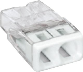 100x WAGO Compact-Steckklemme weiß 2x2,5mm² 2273-202