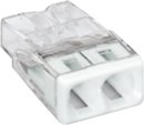 100x WAGO Compact-Steckklemme weiß 2x2,5mm²...