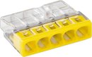 100x WAGO Compact-Steckklemme gelb 5x2,5mm² 2273-205