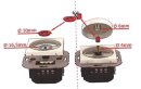 EGB Dimmer Druck-Wechsel 20-315VA 4mm Welle (elektronische Transformatoren) 102246