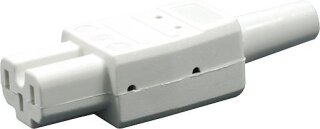 KAISER Heiß-Geräte-Stecker weiß 789/WS