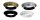 5x electroplast Iso-Fassungs-Ring E27 schwarz