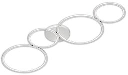 TRIO LED-Deckenleuchte weiß Rondo 3000K 28W 622610431
