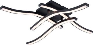 NÄVE LED-Deckenleuchte 3000K 24W schwarz 1361222