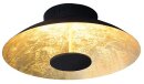 NÄVE LED-Wand- und Deckenleuchte gold/schwarz 2500K...
