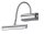Trio LED-Bilderleuchte 3000K nickel matt 279770107