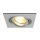 SLV 199996 PIREQ GU10 SQUARE Downlight alu gebürstet, max. 50W, inkl.Clipfedern