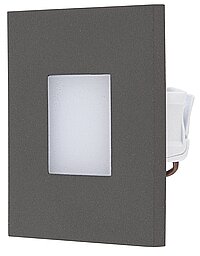 EVN LED-Einbauleuchte anthrazit IP44 3000K 1,8W LQ41802A