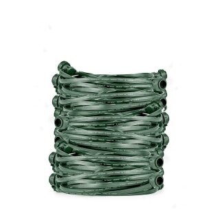 Illu-30g-V2 Illu Lichterkette Komplettset 30m -> 30 E27 Fassungen mit Dichtung zum Verschrauben verlängerbar GRÜN