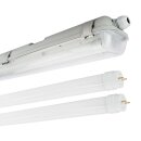 6x FW122S LED Feuchtraum Wannenleuchte 120cm 2 x 18W T8...