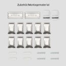 6x FW152S LED Feuchtraumleuchte Wannenleuchte 150cm 2 x 22W T8 Röhre 840 Neutralweiß 4000K IP65 mit Sensor