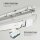 6x FW152S LED Feuchtraumleuchte Wannenleuchte 150cm 2 x 22W T8 Röhre 840 Neutralweiß 4000K IP65 mit Sensor