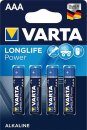 4x VARTA LONGLIFE Power AAA 04903121414/4903110414 (Micro)