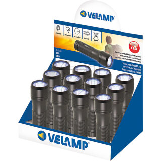 VELAMP LED-Taschenlampen-Display 3 W Inhalt: 12 Stück