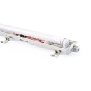9x FW121L Feuchtraum Wannenleuchte 1x 18W Röhre G13 4000K 120cm 1800lm IP65