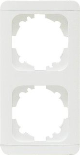 EGB 080205 Elegant Standard 2-fach Rahmen mit Clip-Paar reinw. 91501922 / 92521902