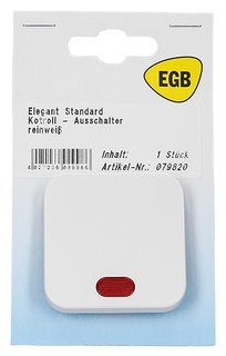 EGB 079820 Elegant Standard reinweiß SB Schalter Kontroll-Aus