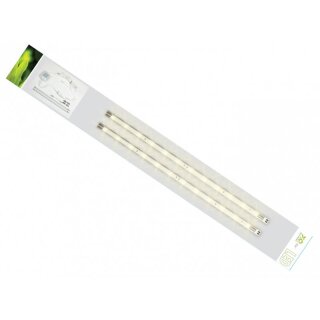 Smartwares - LED Strip Set 2 x Leiste Schiene mit Verbinder Befestigung Netzteil & Schalter warmweiß 3000K