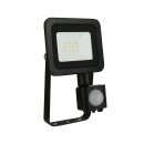 Spectrum LED Fluter Noctis Lux Schwarz IP44 10W 810lm warmweiß 3000K mit Bewegungsmelder