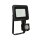 Spectrum LED Fluter Noctis Lux Schwarz IP44 10W 810lm warmweiß 3000K mit Bewegungsmelder
