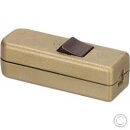 interBär Schnur-Zwischenschalter 8006/6A gold/braun