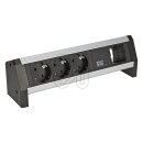 Bachmann DESK Steckdoseneinheit ALU 902.000...