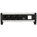 Bachmann DESK Steckdoseneinheit ALU 902.000...