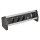 Bachmann DESK Steckdoseneinheit ALU 902.000 3xSchuko-Steckdosen + 1x Abdeck.leer