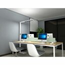 SLW3 LED Stehleuchte Büroleuchte 80W weiß UGR 3000K-5700K inkl. Sensor + dimmbar