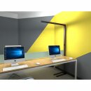 SLB3 LED Stehleuchte Büroleuchte 80W up&down (55W u. 25W) schwarz UGR 3000K-5700K 11000lm inkl. Bewegungs- u. Tageslichtsensor, dimmbar