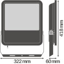 Ledvance FLOODLIGHT 165W 4000K symmetrisch 20.000lm -AUSLAUF-